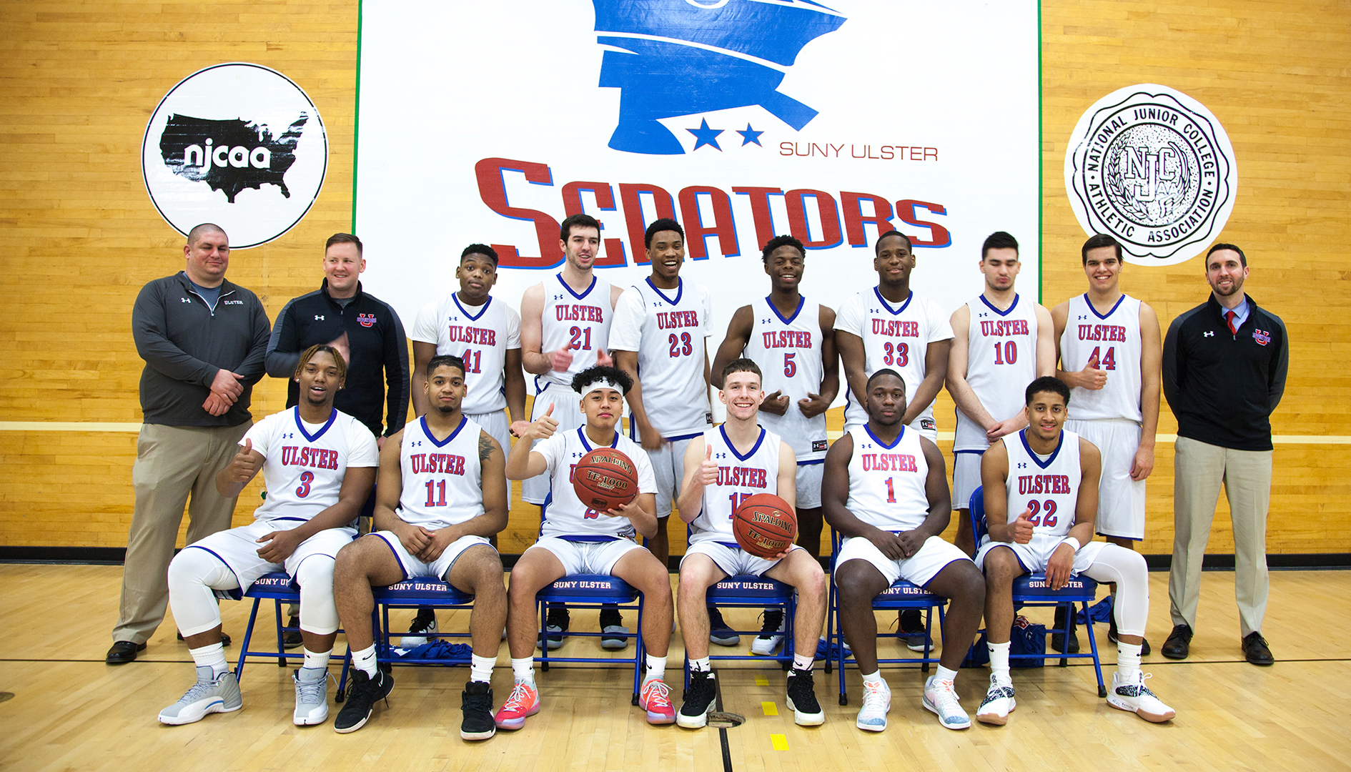 SUNY Ulster 2018 men's basketball team
